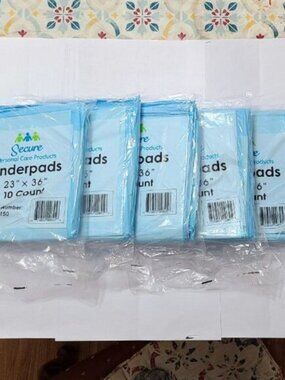 5 PACKS Of Disposable Underpads